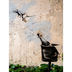 Poster y canvas Banksy, Rue des Hospitalières Saint-Gervais, Paris