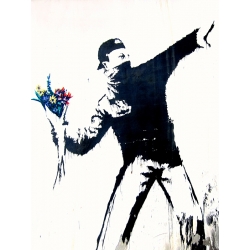 Poster y canvas Banksy, Bethlehem, Palestine detail