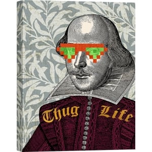 Art print and canvas, Modern William Shakespeare by Matt Spencer