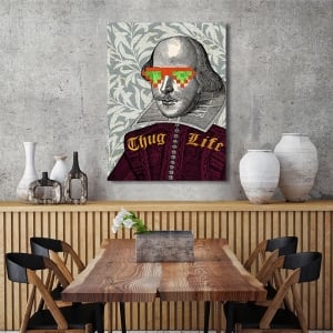 Art print and canvas, Modern William Shakespeare by Matt Spencer