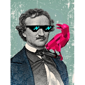 Cuadro moderno y poster, Edgar Allan Poe, Matt Spencer