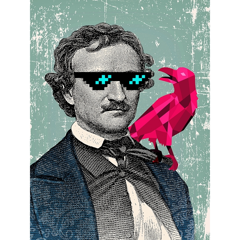 Cuadro moderno y poster, Edgar Allan Poe, Matt Spencer