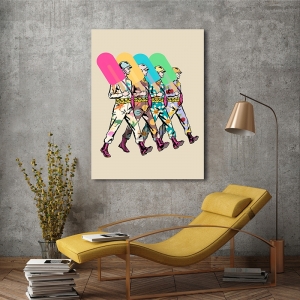 Wall art print and canvas, No War Army by Steven Hill