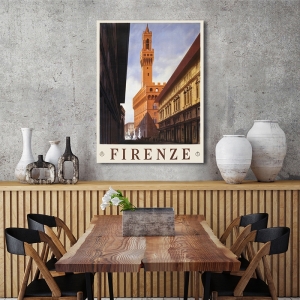 Vintage art print and canvas, Florence, 1938 by Anonymous