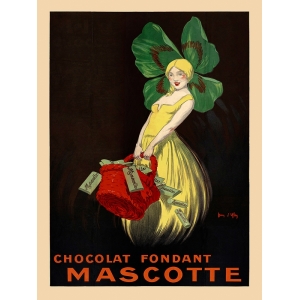 Vintage poster, Chocolat fondant Mascotte by Jean D'Ylen 