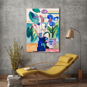 Art print and canvas, Still Life by Ernst Ludwig Kirchner
