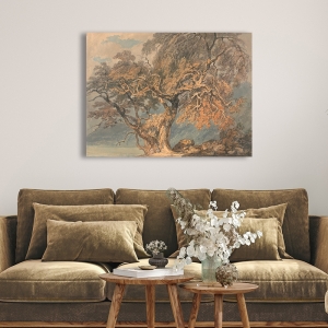 Art print and canvas, A Great Tree by William Turner