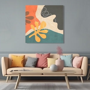 Art print and canvas, Summer leaves III by  Atelier Deco