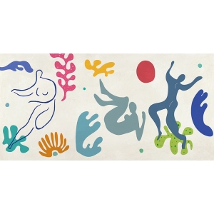 Cuadro al estilo Matisse, Jugando en las olas, det, de Atelier Deco