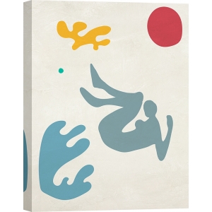 Quadro, stampa stile Matisse, Giocando tra le onde II