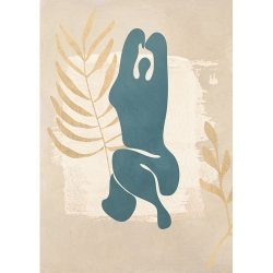 Quadro, stampa stile Matisse. Studio sulla bellezza femminile I