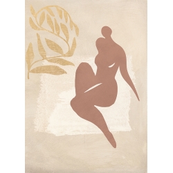Matisse inspired art print, Study on Feminine Beauty III