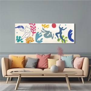 Kunstdruck Matisse-Stil, Spielen in den Wellen von Atelier Deco
