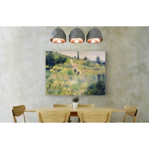 Quadro, stampa su tela. Pierre-Auguste Renoir, Il sentiero nell'erba alta