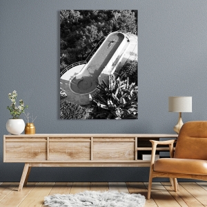 Art print and canvas, Pool #1 (B&W) by  Haute Photo Collection