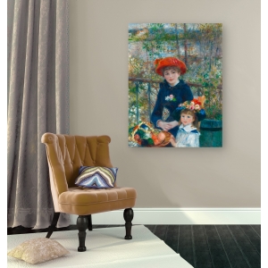 Tableau sur toile. Renoir, Les deux sœurs (Sur la terrasse)