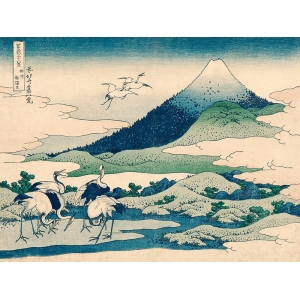 Japanischer Kunstdruck, Hokusai, Umezawa in der Provinz Sagami