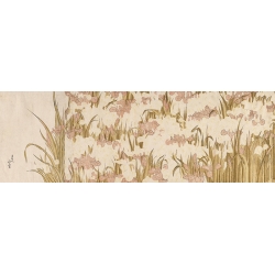 Quadro, stampa giapponese. Katsushika Hokusai, L'erba