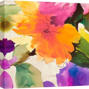 Kunstdruck, Leinwandbilder, Bunte Blumen II von Kelly Parr