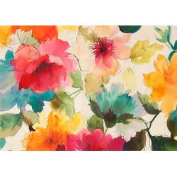 Art print and canvas, Harmony of flowers in spring by Kelly Parr
