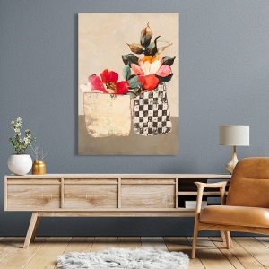 Art print and canvas, Funky Florals IV by Leonardo Bacci