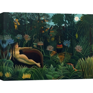 Wall art print and canvas. Henri Rousseau, The Dream