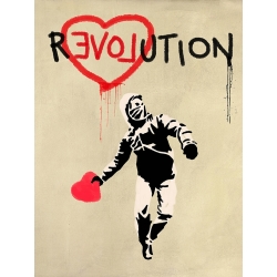 Street art print and canvas, Revolution by  Masterfunk Collective