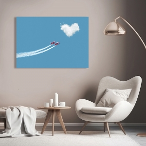 Love art print and canvas, Sky's the Limit by Pangea Images