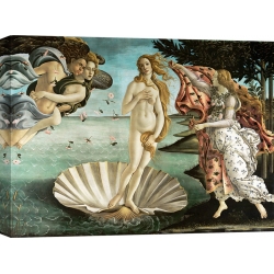 Cuadro famoso en canvas. Botticelli, Nacimiento de Venus