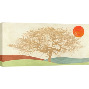 Art print and canvas, Golden Tree by Sayaka Miko