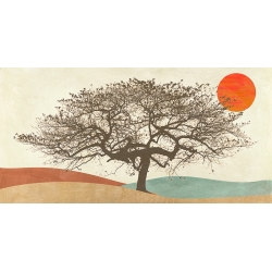 Kunstdruck, Leinwandbilder, Ruhiger Baum von Sayaka Miko