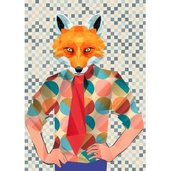 Modern animal print and canvas, Fashion Animal by Matt Spencer